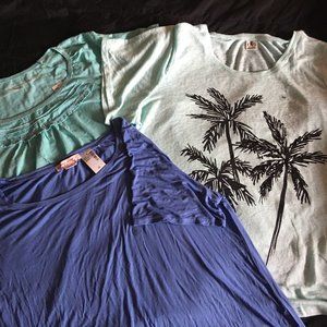 Ladies Plus Size Summer T=Shirts Bundle